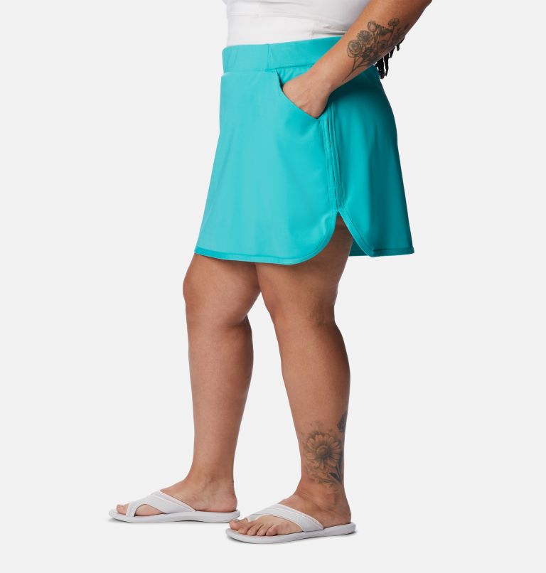 Women's Sandy Creek Stretch Skort - Plus Size, Color: Bright Aqua, image 3