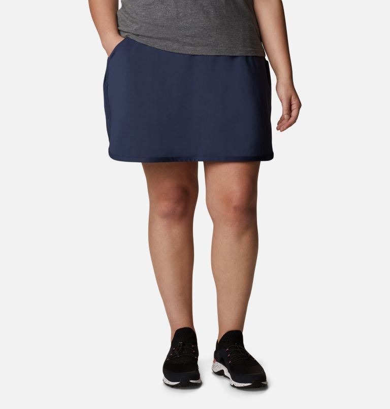 Women's Longer Length Stretch Spot Golf Skort