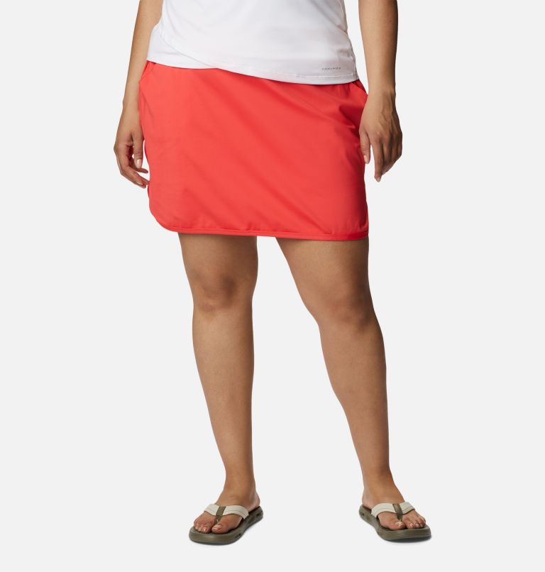 Women's Sandy Creek Stretch Skort - Plus Size, Color: Red Hibiscus, image 1