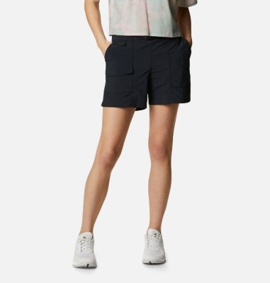 black cargo shorts women's