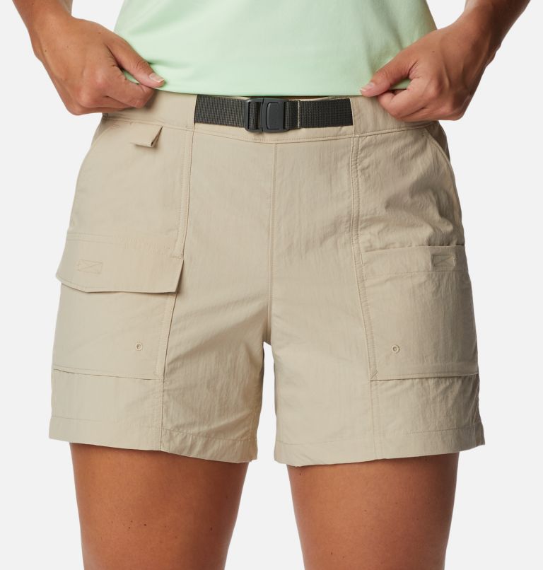 Thumbnail: Women's Summerdry Cargo Shorts, Color: Ancient Fossil, image 4