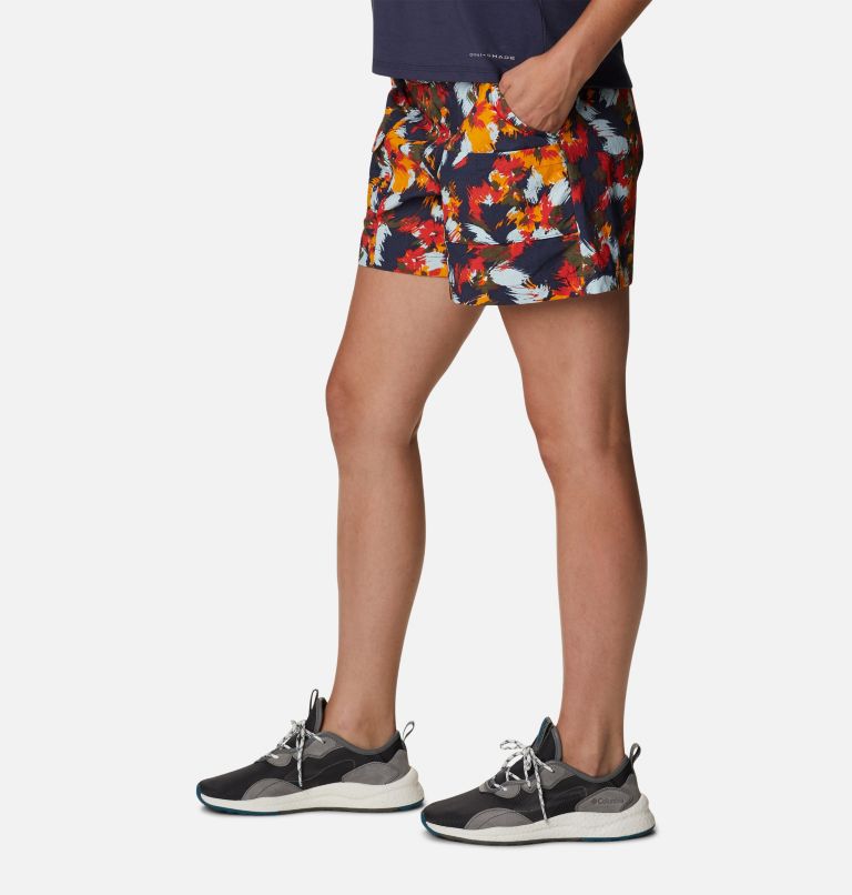 Women's Summerdry Cargo Shorts, Color: Nocturnal Typhoon Blooms Multi, image 3