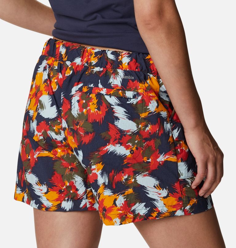 Women's Summerdry Cargo Shorts, Color: Nocturnal Typhoon Blooms Multi, image 5