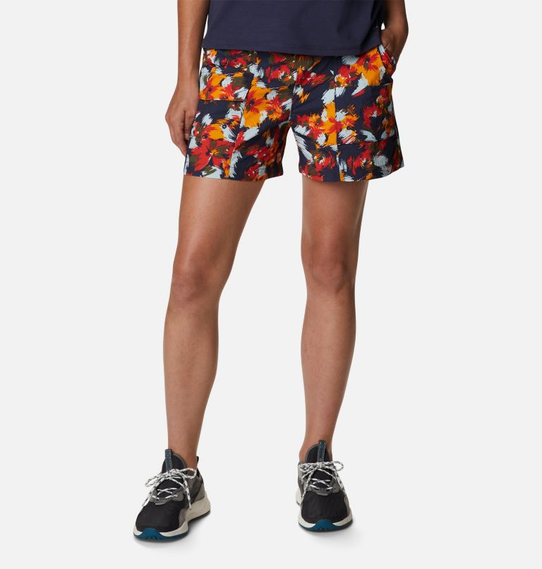 Thumbnail: Women's Summerdry Cargo Shorts, Color: Nocturnal Typhoon Blooms Multi, image 1