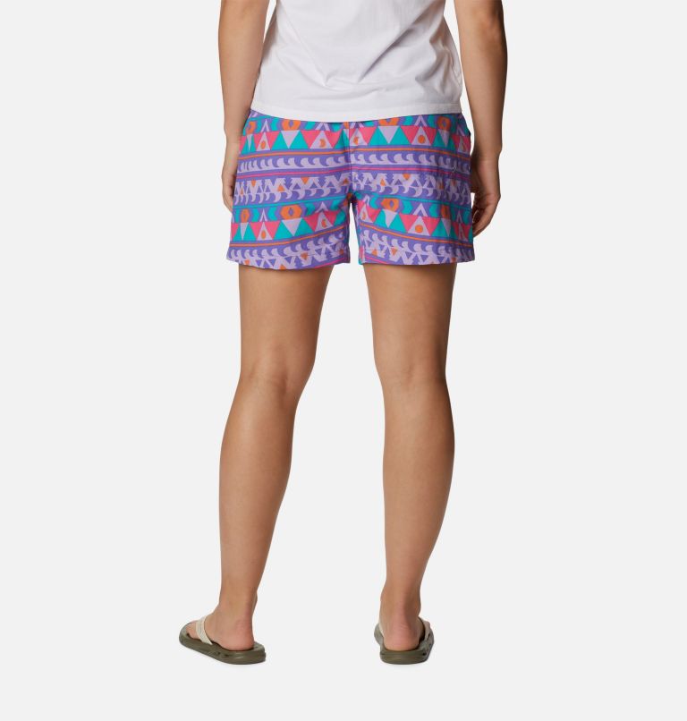 Women's Summerdry Cargo Shorts, Color: Purple Lotus, Camp Blanket, image 2