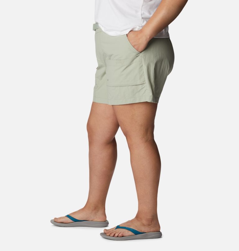 Thumbnail: Women's Summerdry Cargo Shorts - Plus Size, Color: Safari, image 3