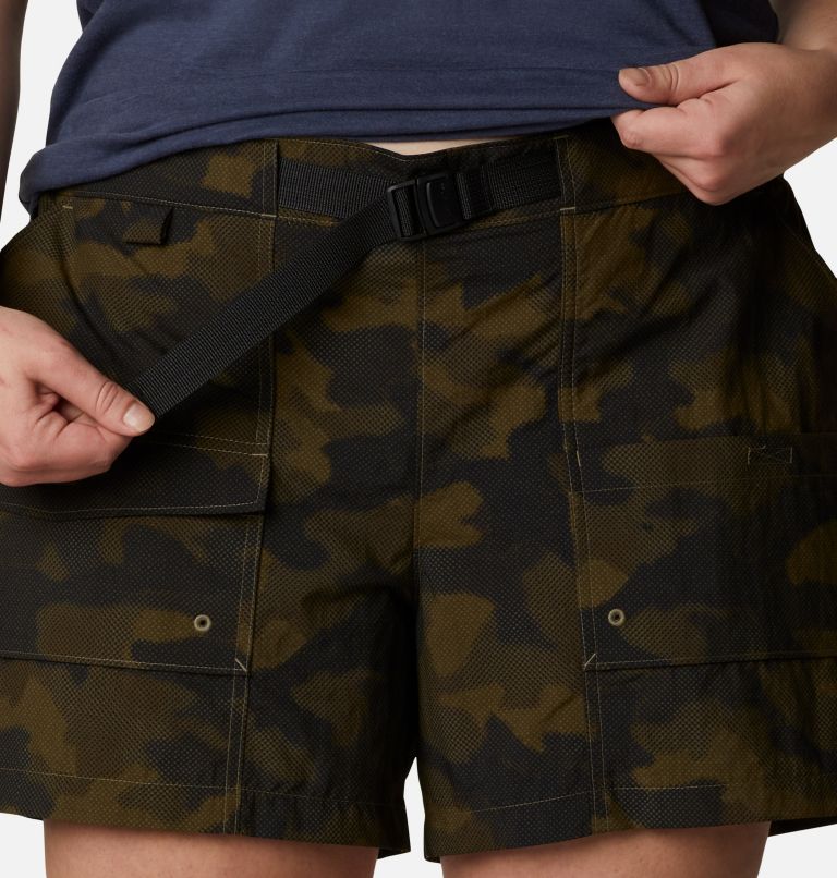 Short cargo Summerdry pour femme - Grandes tailles, Color: Stone Green Spotted Camo, image 4
