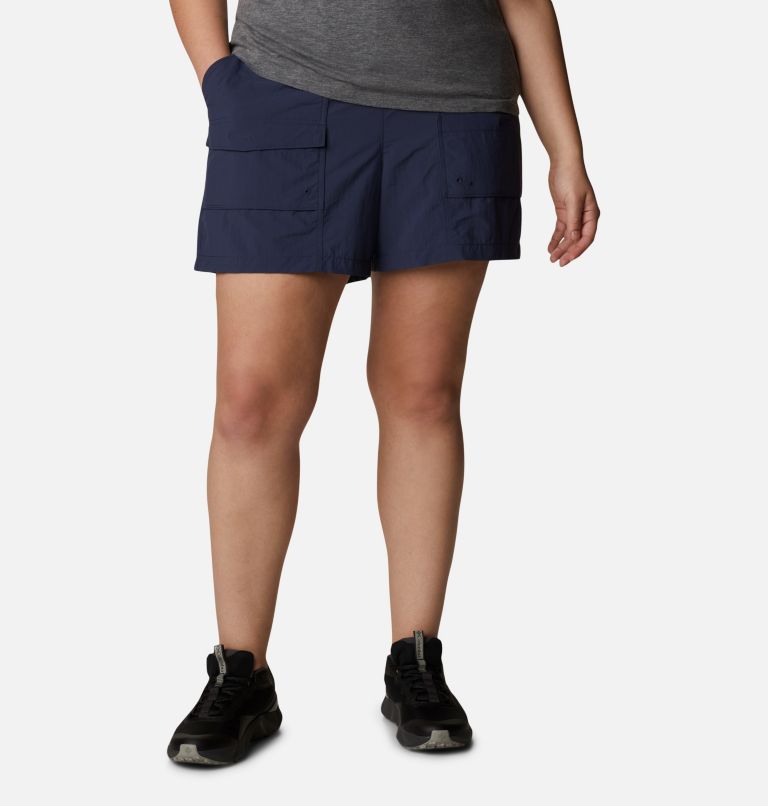 Thumbnail: Women's Summerdry Cargo Shorts - Plus Size, Color: Nocturnal, image 1
