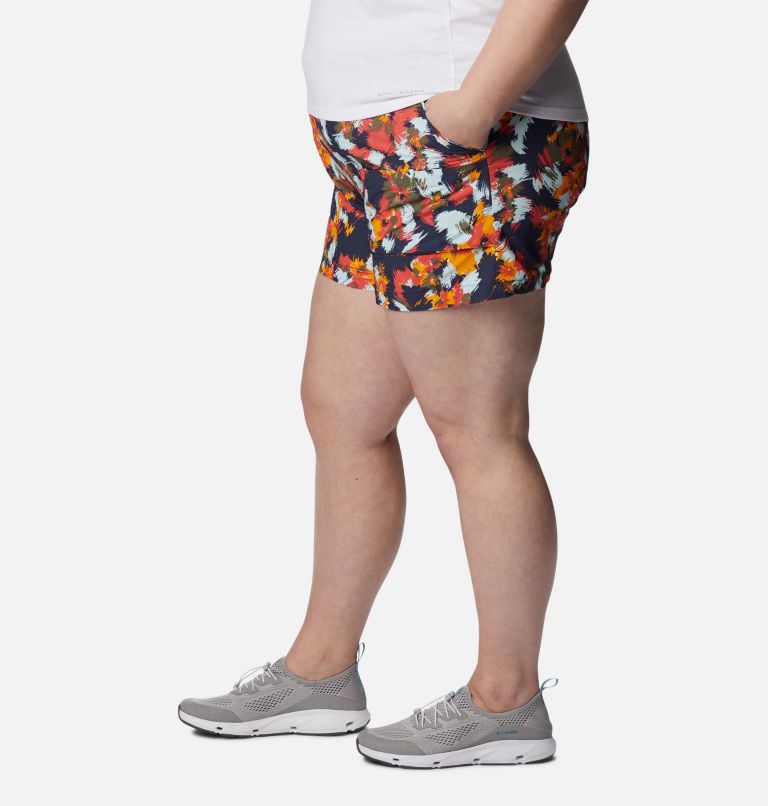 Thumbnail: W Summerdry Cargo Short | 467 | 1X, Color: Nocturnal Typhoon Blooms Multi, image 3