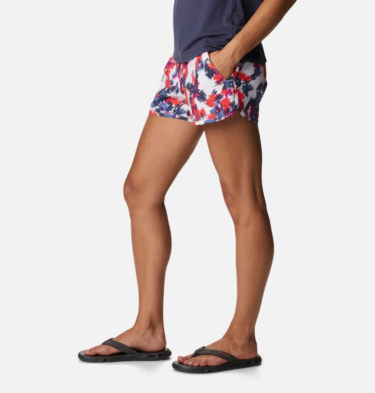 Pleasant Creek Stretch Short | 101 | S, Color: White Typhoon Blooms Multi, image 3