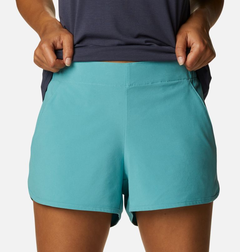 Women's Pleasant Creek Stretch Shorts, Color: Sea Wave, image 4
