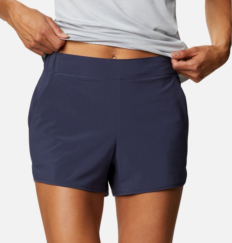 Thumbnail: Women's Pleasant Creek Stretch Shorts, Color: Nocturnal, image 4