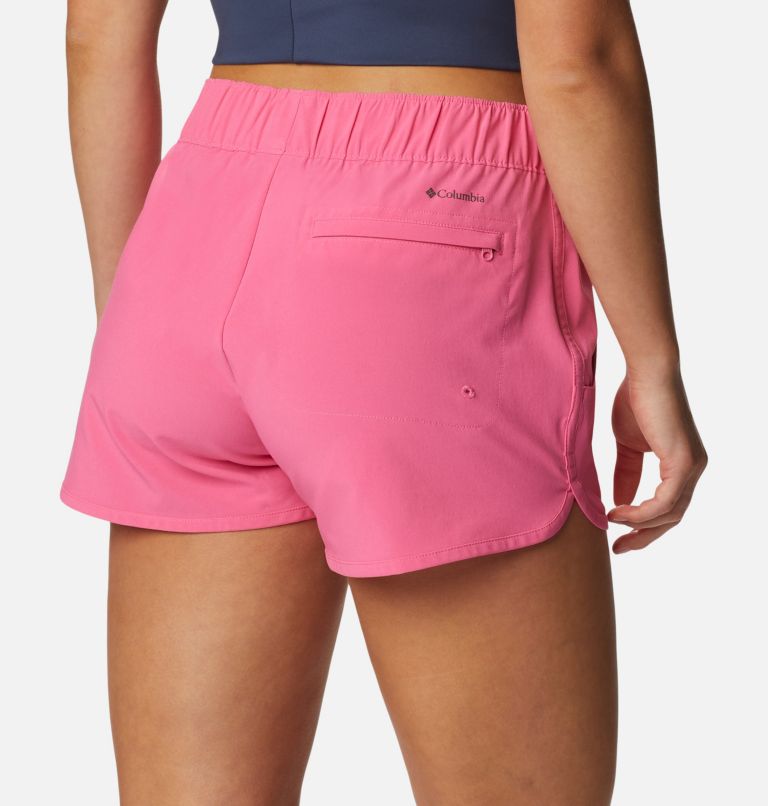 Thumbnail: Women's Pleasant Creek Stretch Shorts, Color: Wild Geranium, image 5
