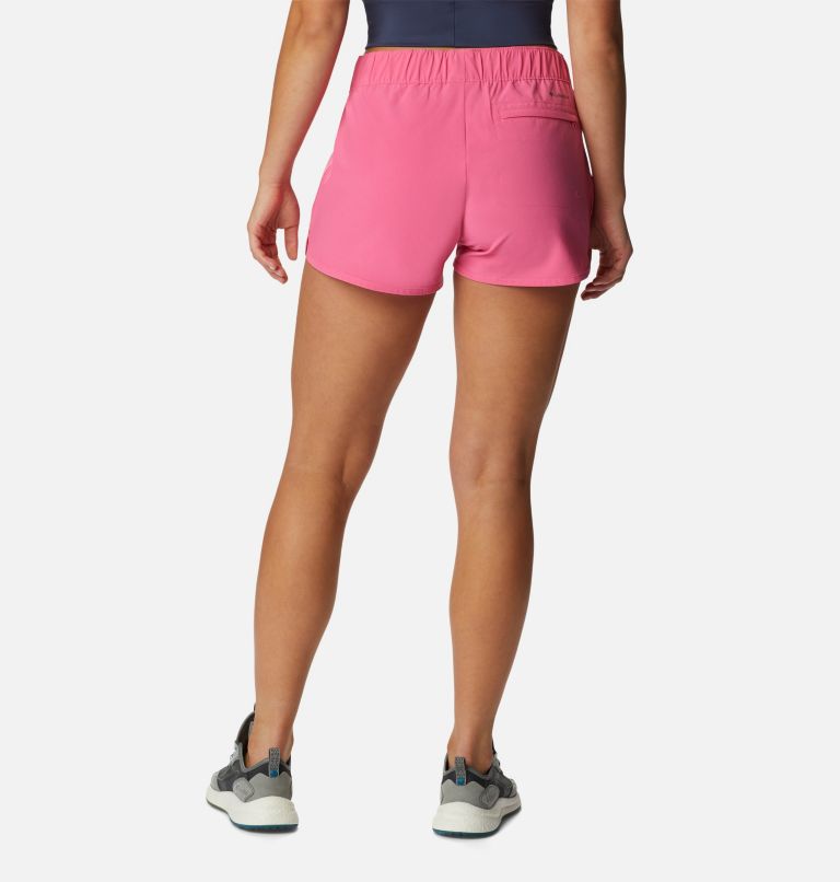 Women's Pleasant Creek Stretch Shorts, Color: Wild Geranium, image 2