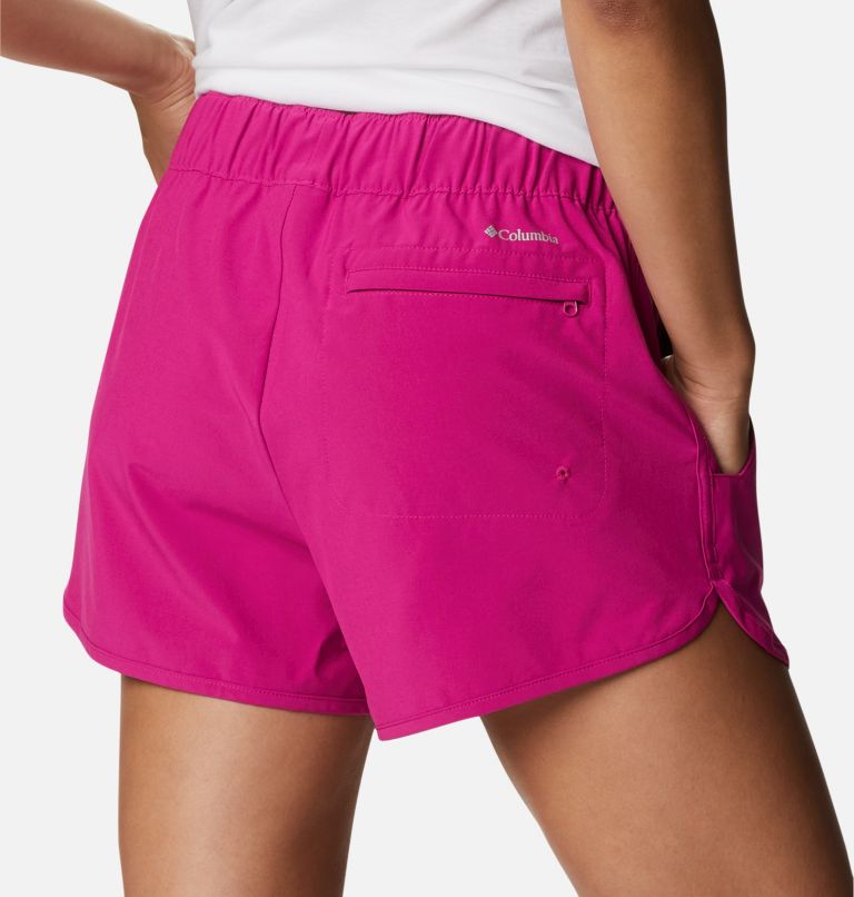 Women's Pleasant Creek Stretch Shorts, Color: Wild Fuchsia, image 5