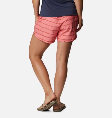 Women's Pleasant Creek&trade; Boardshorts Pleasant Creek&trade; Stretch Short | 485 | XL, Salmon, Teak Brown Tie Dye Stripe, back