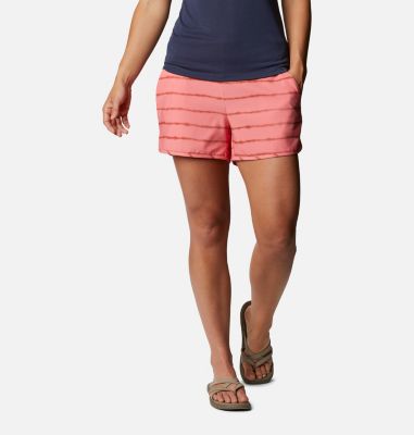 Women's Pleasant Creek&trade; Boardshorts Pleasant Creek&trade; Stretch Short | 485 | XL, Salmon, Teak Brown Tie Dye Stripe, front