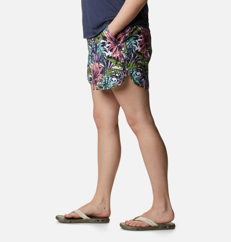 Women's Pleasant Creek Stretch Shorts - Plus Size, Color: White, Toucanical Multi Print, image 3