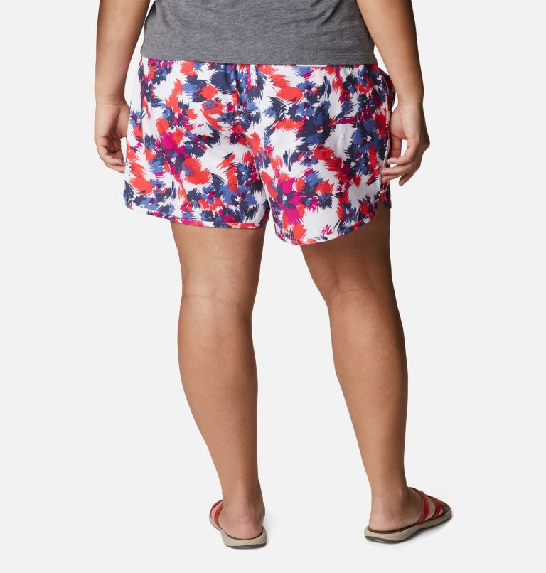 Women's Pleasant Creek Stretch Shorts - Plus Size, Color: White Typhoon Blooms Multi
