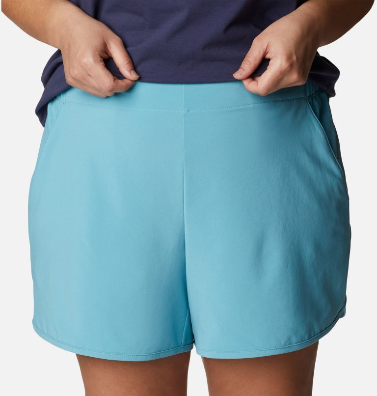 Women's Pleasant Creek Stretch Shorts - Plus Size, Color: Sea Wave, image 4
