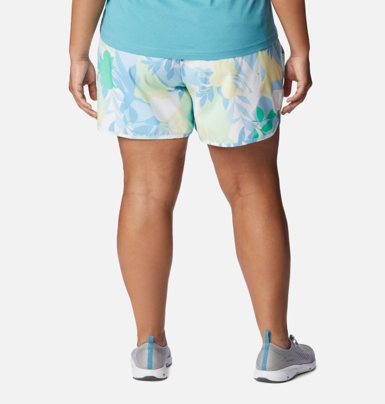 Thumbnail: Women's Pleasant Creek Stretch Shorts - Plus Size, Color: Key West, Floriated, image 2