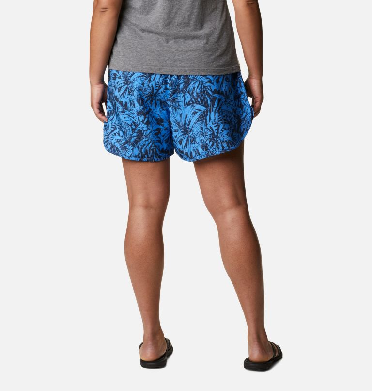 Women's Pleasant Creek Stretch Shorts - Plus Size, Color: Harbor Blue Toucanical Tonal Print, image 2