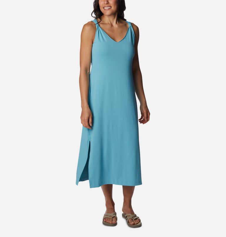 Thumbnail: Women's Chill River Maxi Dress, Color: Sea Wave, image 1