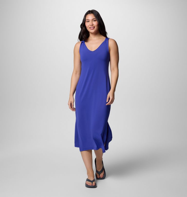 Women's Chill River Midi Dress, Color: Clematis Blue, image 6