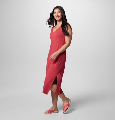 Women's Chill River Midi Dress, Color: Daredevil, image 11