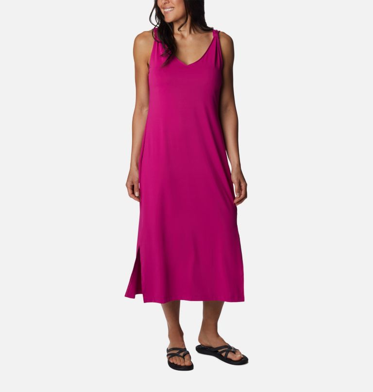 Women's Chill River Maxi Dress, Color: Wild Fuchsia
