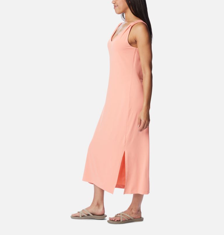 Thumbnail: Women's Chill River Midi Dress, Color: Summer Peach, image 3