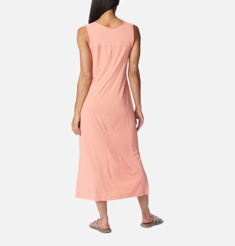 Thumbnail: Women's Chill River Midi Dress, Color: Summer Peach, image 2