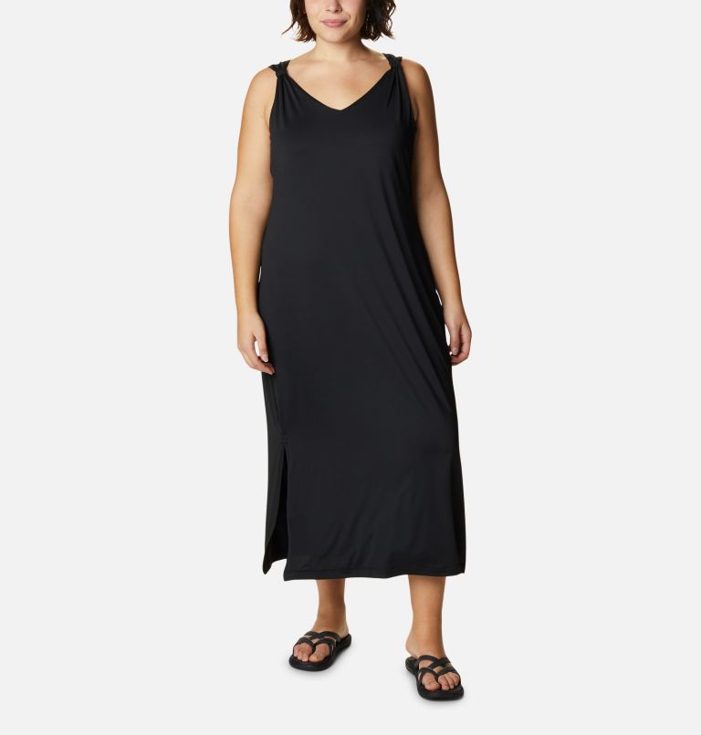 Thumbnail: Robe mi-longue Chill River Femme - Grandes tailles, Color: Black, image 1