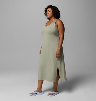 Women's Chill River Midi Dress - Plus Size, Color: Safari, image 15
