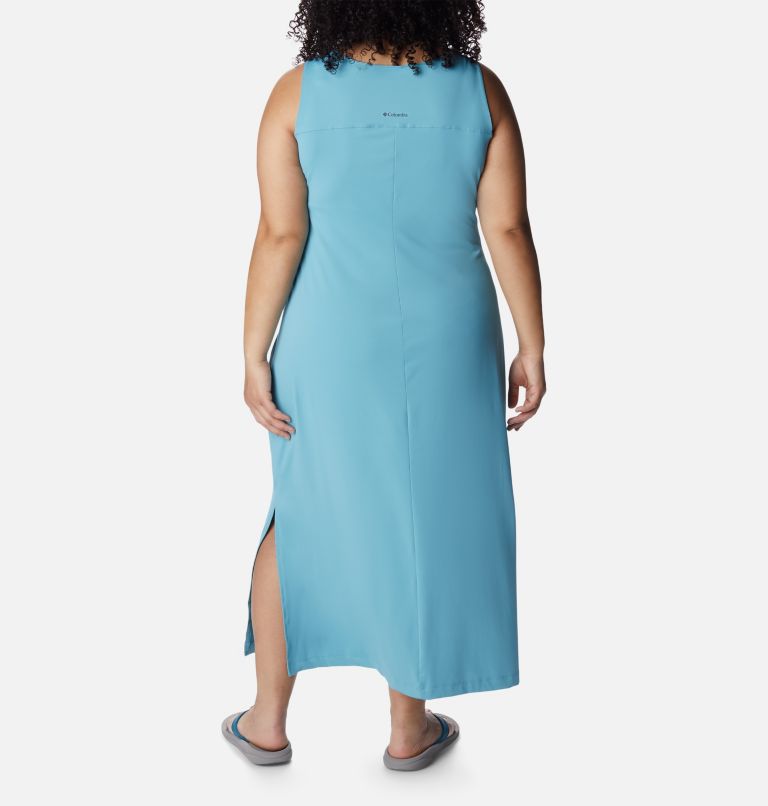 Thumbnail: Women's Chill River Midi Dress - Plus Size, Color: Sea Wave, image 2