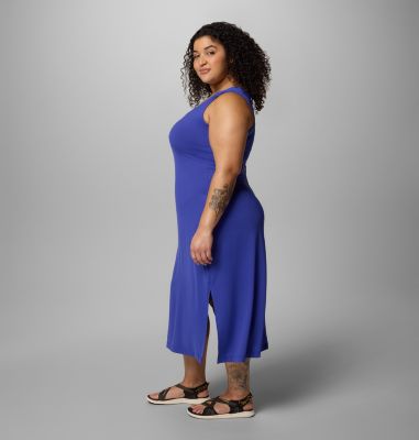 Women's Chill River Midi Dress - Plus Size, Color: Clematis Blue, image 7