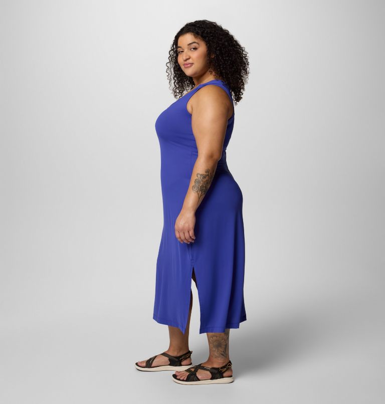 Women's Chill River Midi Dress - Plus Size, Color: Clematis Blue, image 3