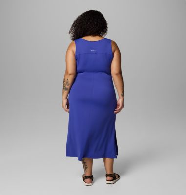 Women's Chill River Midi Dress - Plus Size, Color: Clematis Blue, image 6