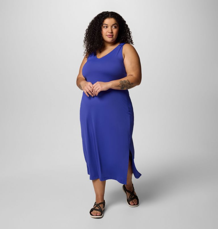 Women's Chill River Midi Dress - Plus Size, Color: Clematis Blue, image 6