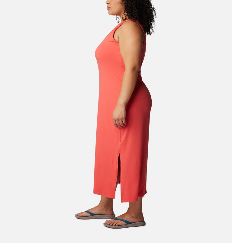 Thumbnail: Women's Chill River Midi Dress - Plus Size, Color: Juicy, image 3