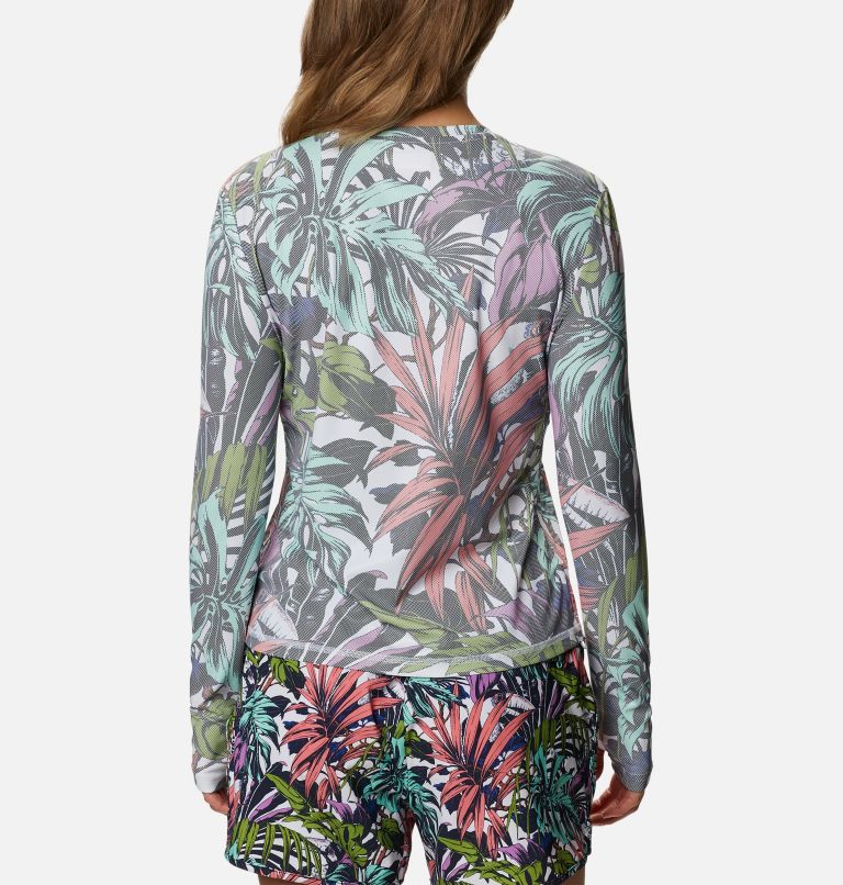 Chandail à manches longues Sun Deflector Summerdry pour femme, Color: White Toucanical Multi Print, image 2