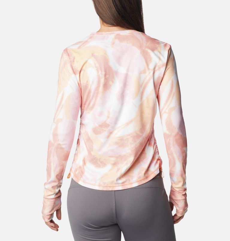 W Sun Deflector Summerdry LS Shirt, Color: Peach, Bloomdye, image 2