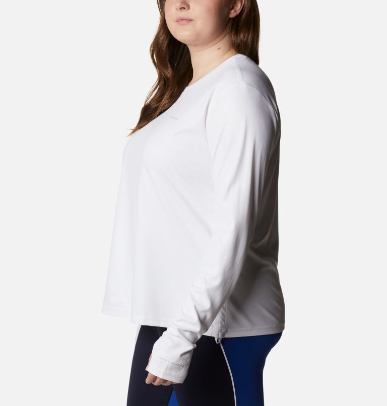 Chandail à manches longues Sun Deflector Summerdry pour femme - Grandes tailles, Color: White, image 3