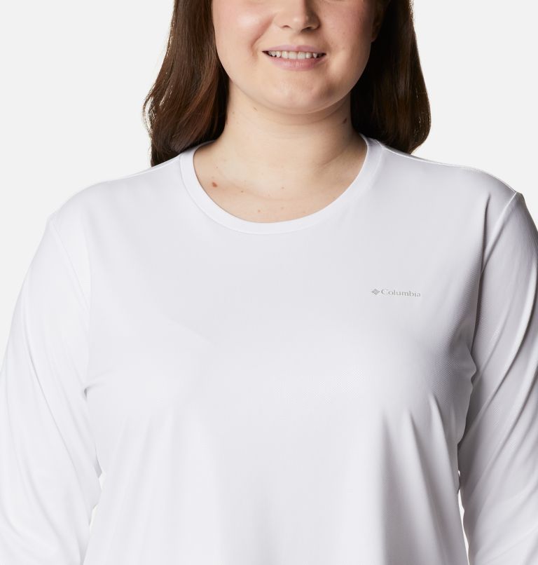 Chandail à manches longues Sun Deflector Summerdry pour femme - Grandes tailles, Color: White, image 4