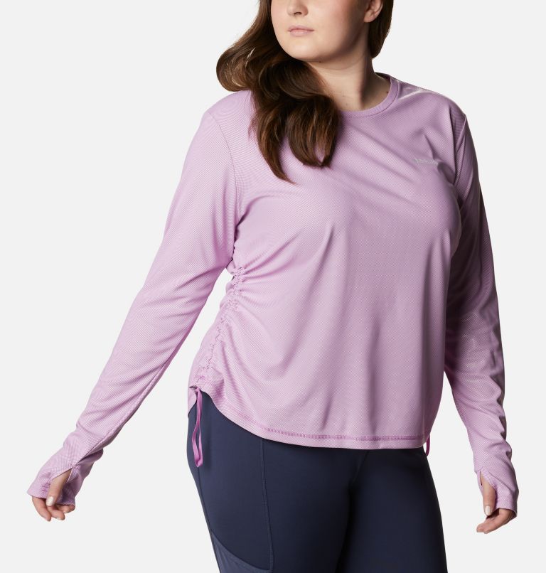 Chandail à manches longues Sun Deflector Summerdry pour femme - Grandes tailles, Color: Blossom Pink, image 7