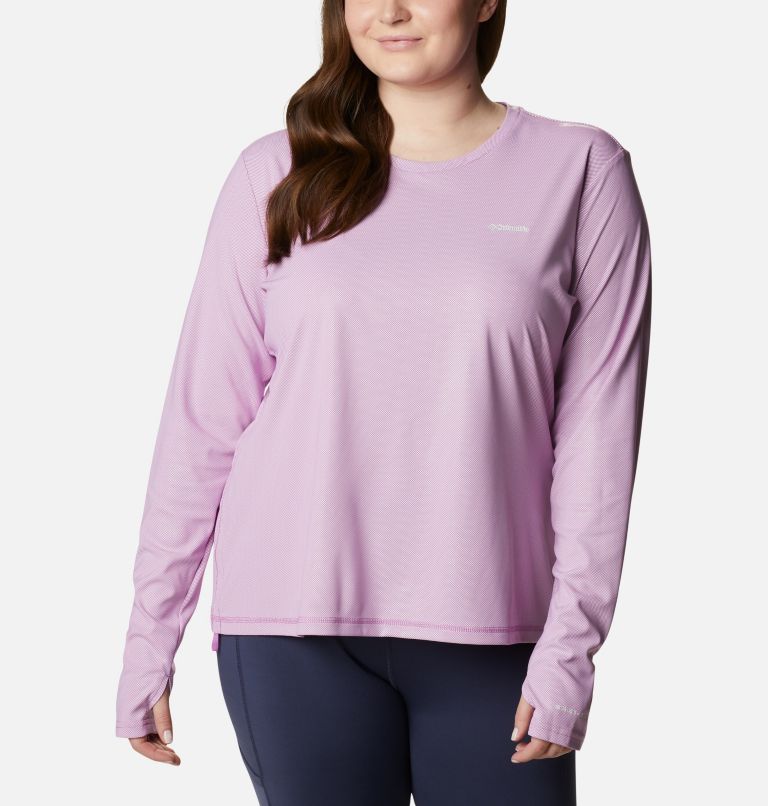 Chandail à manches longues Sun Deflector Summerdry pour femme - Grandes tailles, Color: Blossom Pink, image 1