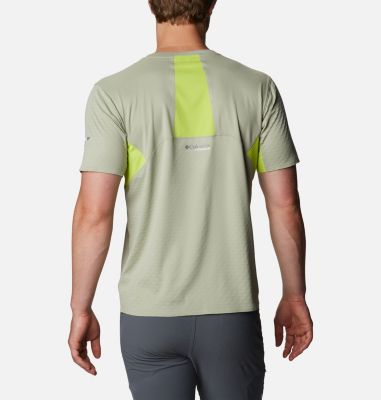 Men's Mazama Trail&trade; T-Shirt Mazama Trail&trade; Short Sleeve | 348 | XL, Safari, Bright Chartreuse, back