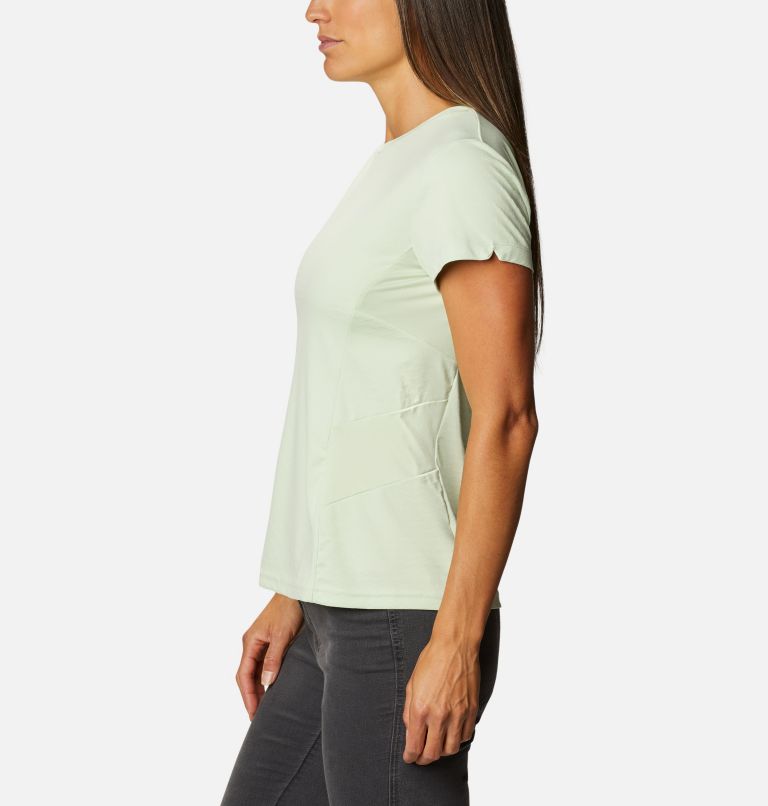 Women's Zero Ice Cirro-Cool Short Sleeve Shirt, Color: Light Lime, image 3