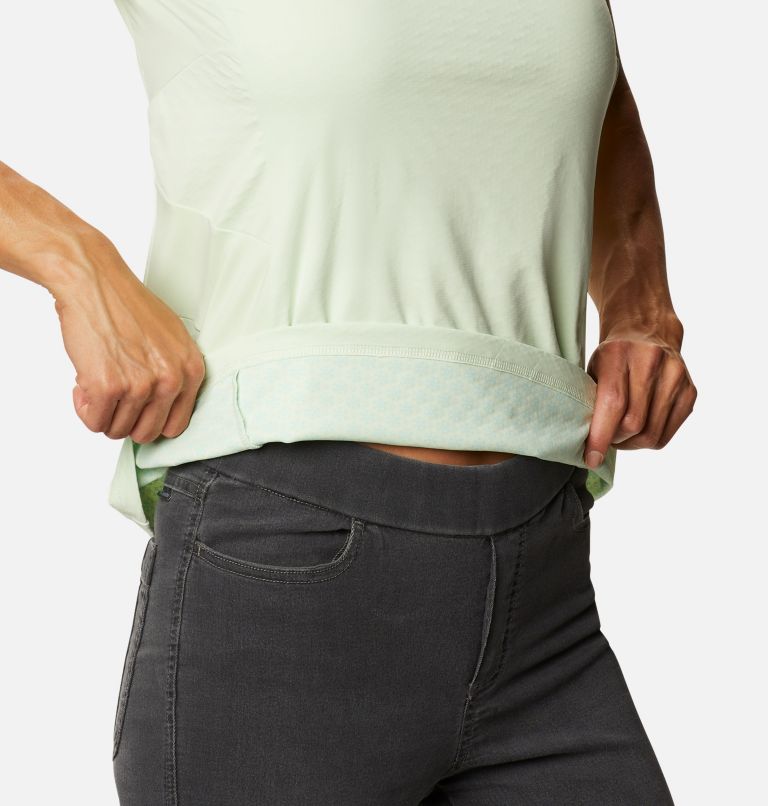 Women's Zero Ice Cirro-Cool Short Sleeve Shirt, Color: Light Lime, image 5