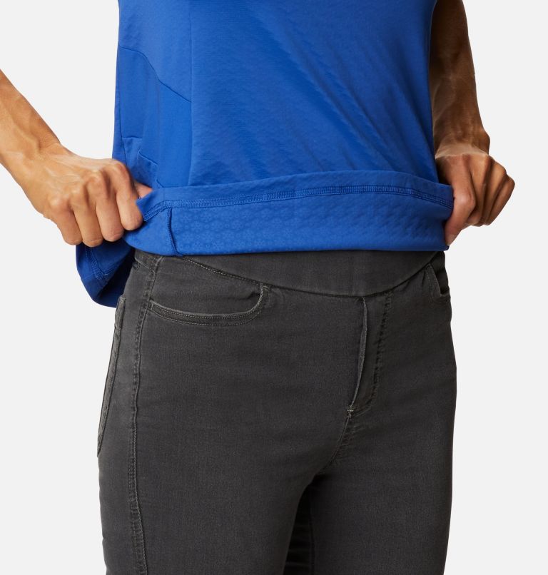 Women's Zero Ice Cirro-Cool Short Sleeve Shirt, Color: Lapis Blue, image 5